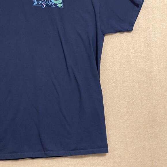 Fruit of the Loom Shirt Women's 2XL Navy Blue Graphic Short Sleeves - Picture 4 of 11